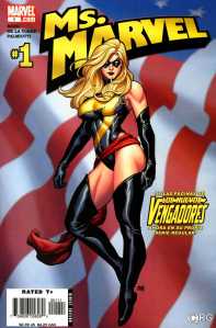 You do not know if Ms. Marvel is married from her title